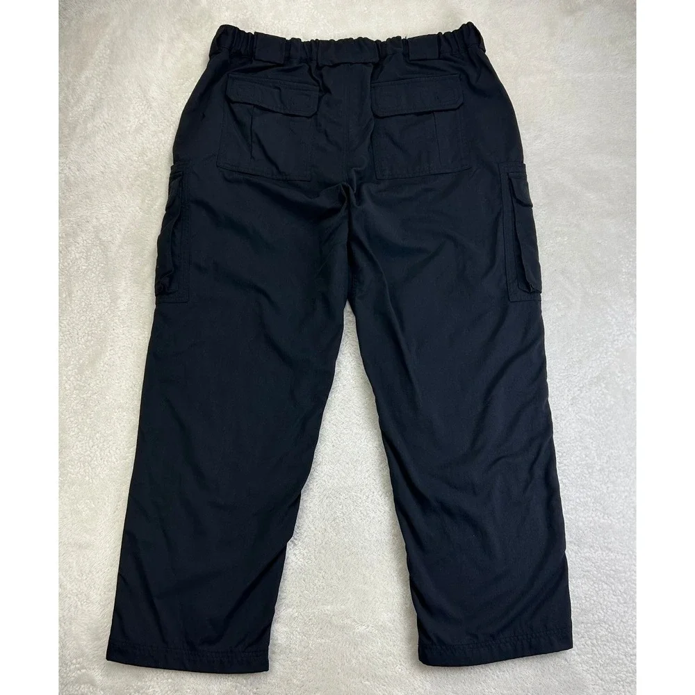 Duluth Trading Co. Cargo Pants Mens XLx30 Black Mid Rise Outdoor Utility Pockets